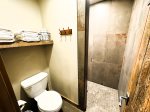 Lower Bathroom off of Garage Gathering Space